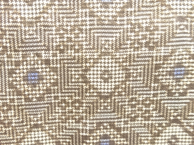 JAPANESE KIMONO / ANTIQUE ENSEMBLE KIMONO / SILK / DORO OSHIMA TSUMUGI